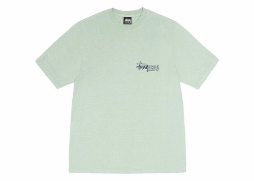 Stüssy Superior Quality Pigment Dyed Tee Shirt - Granite - 1905058