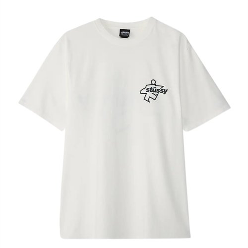 Stüssy Surf Size Pig. Dyed Tee - White - 1905180W
