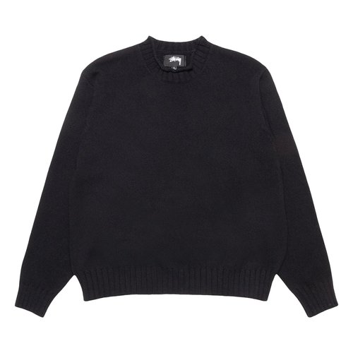 Stüssy Surfman Mock Sweater - Black - 117276-BLAC
