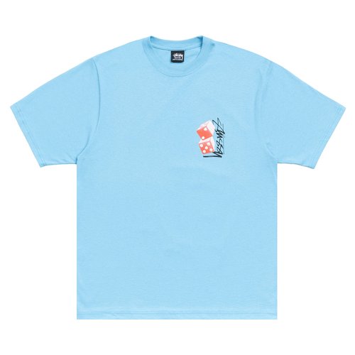 Stüssy Tall Dice Tee - 1905187 SKY