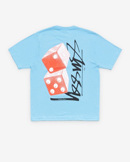 Stüssy Tall Dice Tee - Sky Blue