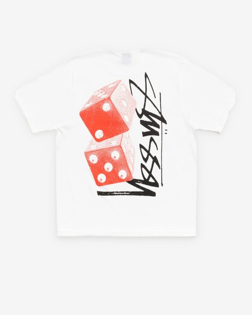 Stüssy Tall Dice Tee - White