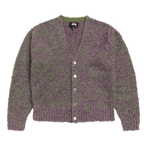 Stüssy Textured Cardigan - 117291-PURP