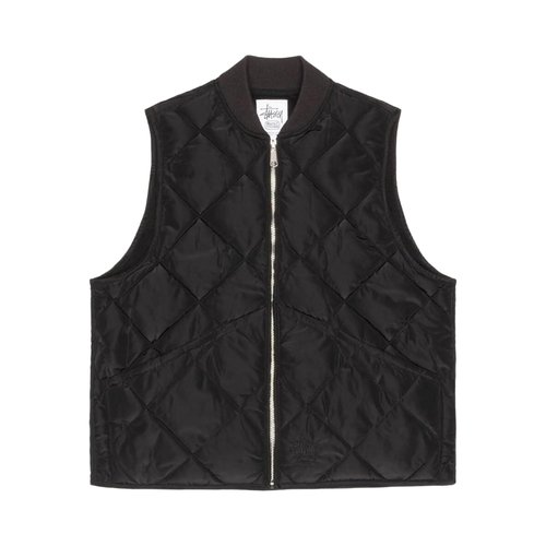 Stüssy Thermal Lined Quilted Vest - 115862-BLAC