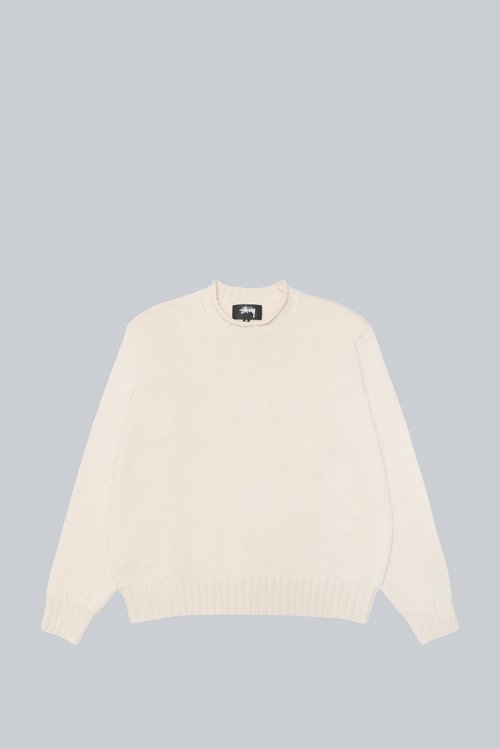 Stüssy Surfman Mock Sweater - Natural - 117276-NATL