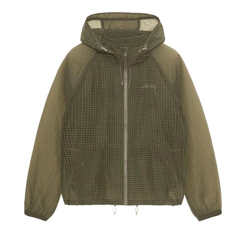 Stüssy Beach Ripstop Transparent Shell Jacket 'Golden Yellow