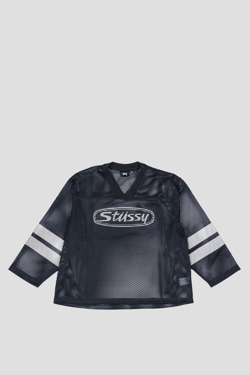 Stüssy Trucker Team Jersey - Black - 1140384-BLAC
