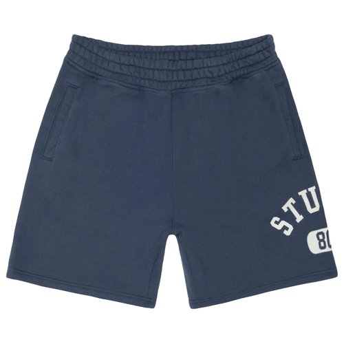 Stüssy Varsity Fleece Short - Navy Blue - 112341-NAVY