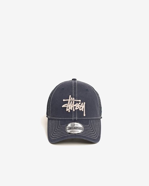 Stüssy Washed Basic Trucker 9Twenty - Navy