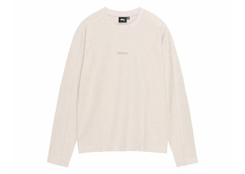 Stüssy Wave Jersey Crew - Bone - 1140358-BONE