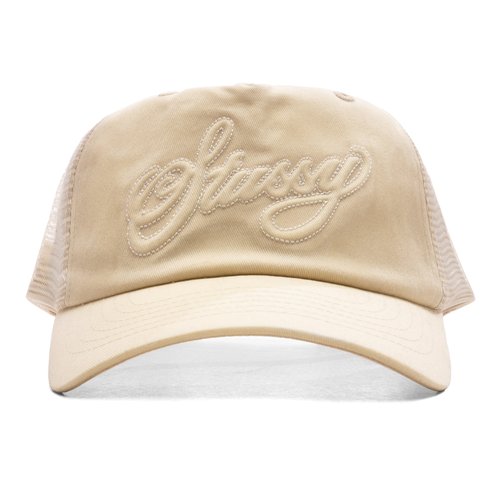 Stüssy Trucker Cursive Stitch - Sand - 1311189-SAND