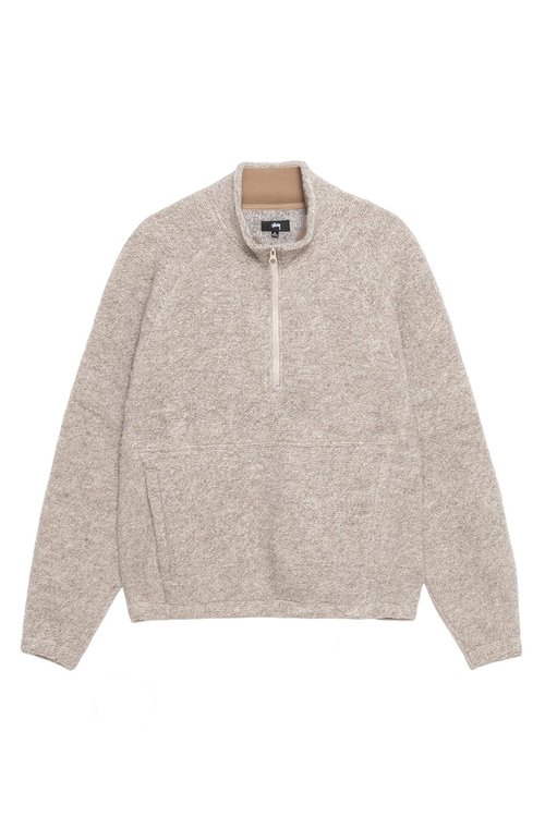 トップス Wool Blend Sherpa Pullover Cloud S Stüssy Wool Blend Sherpa Pullover 'Cloud' - 118566 | Solesense