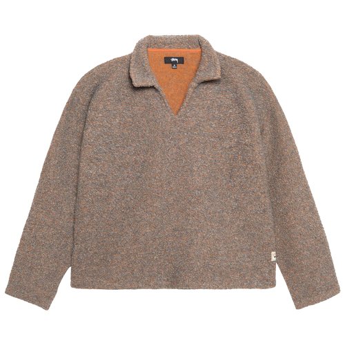 Stüssy Wool Blend Sherpa Pullover 'Cloud' - 118566 | Solesense