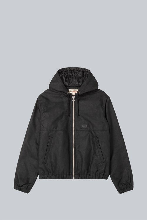 Stüssy Waxed Cotton Work Jacket - Black - 115859-BLAC