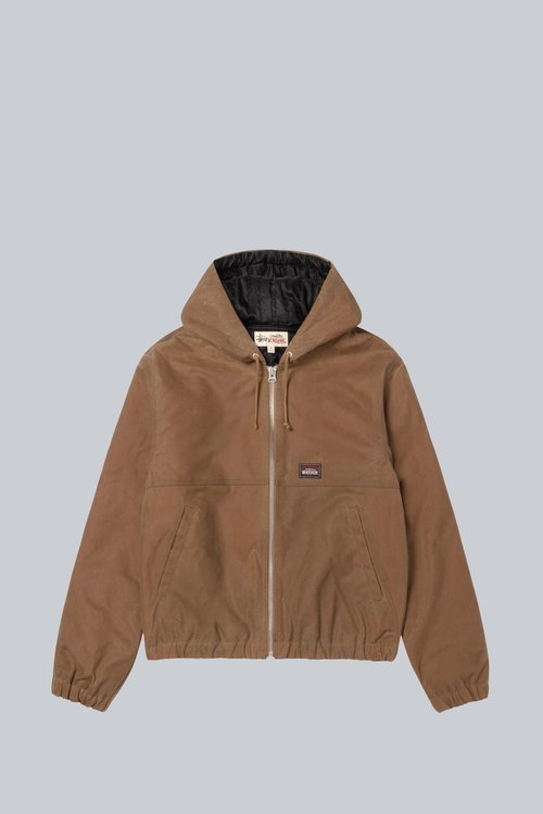 Stüssy Waxed Cotton Work Jacket - Khaki - 115859-KHAK