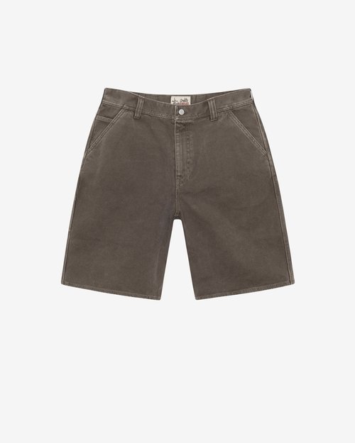 Stüssy Work Short Washed Canvas - Brown - 112327