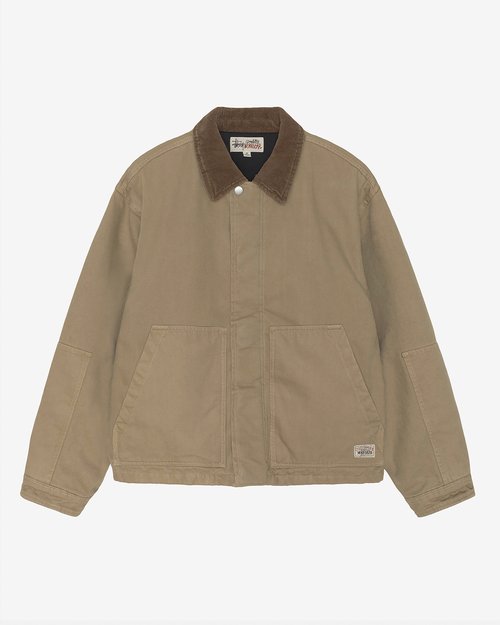 Stüssy Workgear Jacket - Khaki - 115785