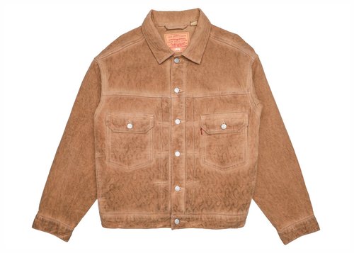 Stüssy x Levi's Dyed Jacquard Jacket - Brown
