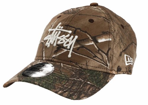 Stüssy x New Era 9Twenty Basic Strapback Hat - Realtree