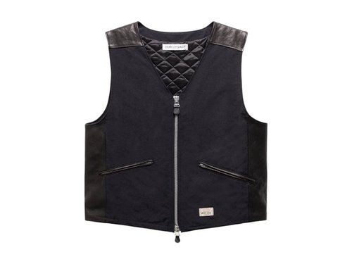 Stüssy x Our Legacy Work Shop Vest - Black Nylon Cordura