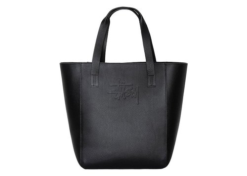 Stüssy x Our Legacy Work Shop Work Tote - Black Leather