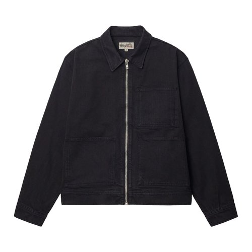 Stüssy Zip Work Denim Jacket 'Night Shade' - 115682-NISH | Solesense