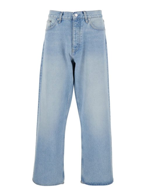 Sunflower Light-blue Five Pocket Jeans With Logo Patch On The Back In Denim Man - 5126LIGHTVINTAGE