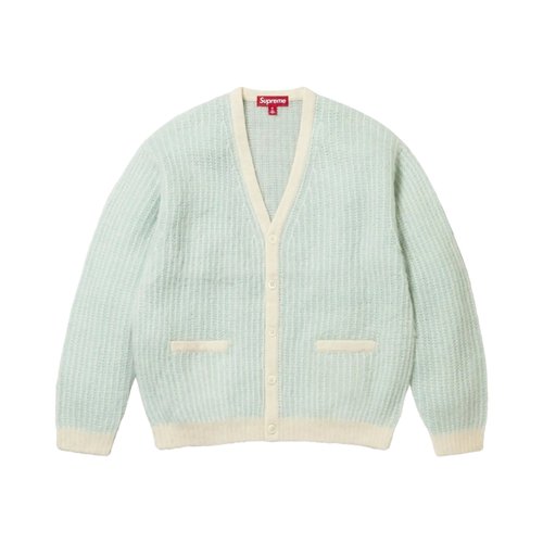 Supreme 2-Tone Mohair Cardigan - SS25SK4 IVORY