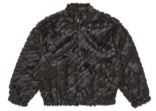 Supreme 2Tone WINDSTOPPER Faux Fur Jacket - Black