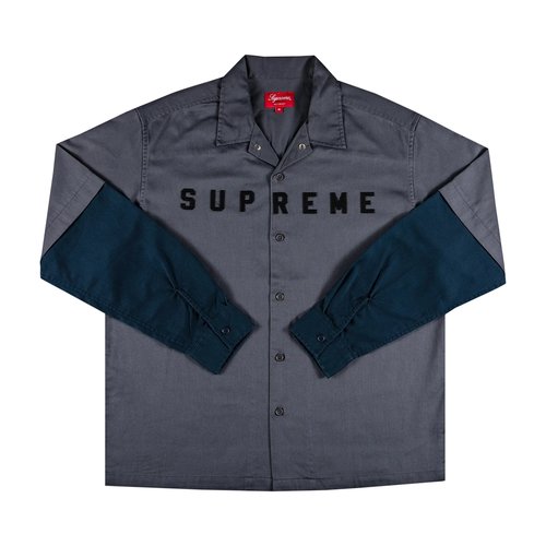 Supreme 2-Tone Work Shirt - FW20S7 DARK GREY