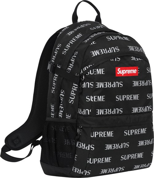 Supreme 3M Reflective Repeat Backpack 'Black' Solesense