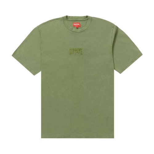 Supreme Acid Wash Short-Sleeve Top - SS22KN11 OLIVE