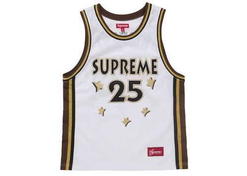 Supreme All Star Basketball Jersey SS25 - White