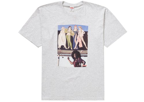 Supreme American Picture Tee Shirt - Ash Grey