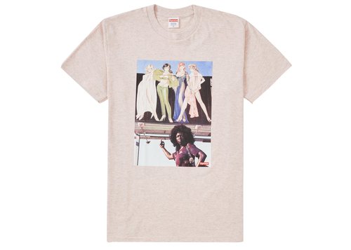 Supreme American Picture Tee Shirt - Heather Light Pink
