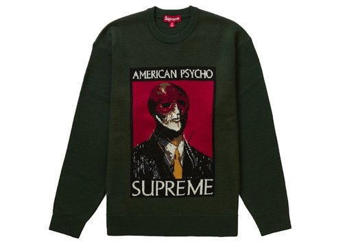 Supreme American Psycho Sweater - Green
