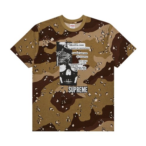 Supreme Anatomy Tee - SS25T31 CHOCOLATE CHIP CAMO