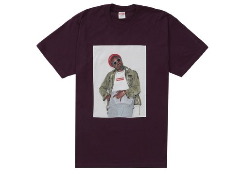 Supreme André 3000 Tee Shirt - Eggplant