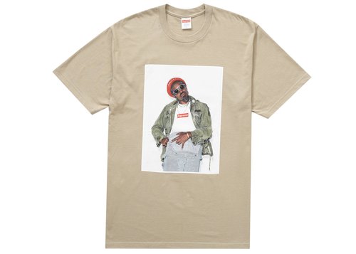 Supreme André 3000 Tee Shirt - Stone