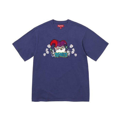 Supreme Aoi Jester Short-Sleeve Top - FW25KN91 WASHED NAVY