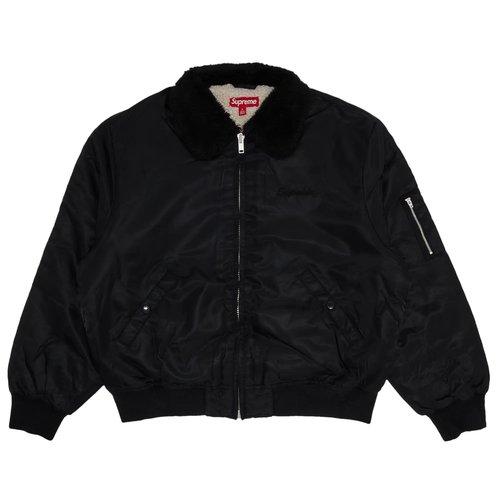 Supreme Aoi Nylon Bomber Jacket | Size M - SS25J84 BLACK
