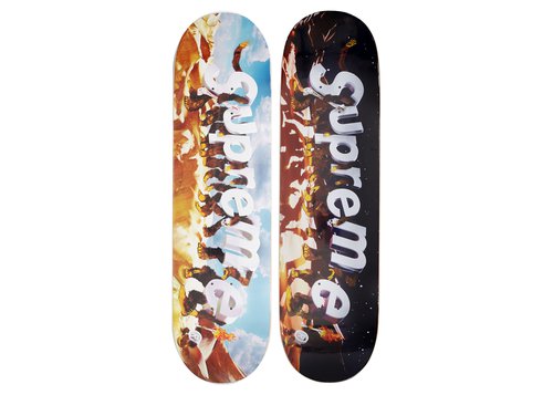 Supreme Apes Skateboard Deck Set Day/Night - Multicolor