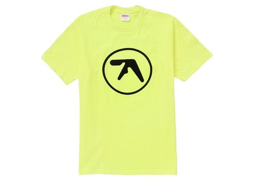 Supreme Aphex Twin Ambient Works Tee Shirt - Fluorescent Yellow