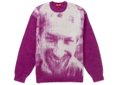 Supreme Aphex Twin Mohair Sweater - Fuchsia