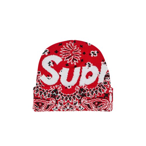 ⭐️最終価格⭐️ Supreme Bandana Big Logo Beanie Supreme Bandana Big Logo Beanie Blue (FW24)