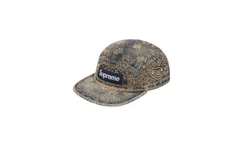 Supreme Bandana Jacquard Denim Camp Cap - SU25300