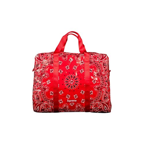 Supreme Bandana Tarp Large Duffle Bag | Size Onesize - SS21B19 RED