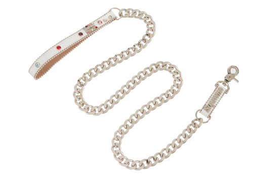 Supreme B.B. Simon Studded Dog Leash 'White' | Solesense