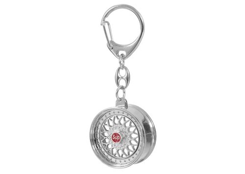 Supreme BBS RS Rim Keychain - Silver