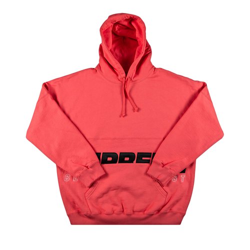 Supreme Best Of The Best Hooded Sweatshirt - FW20SW28 BRIGHT CORAL